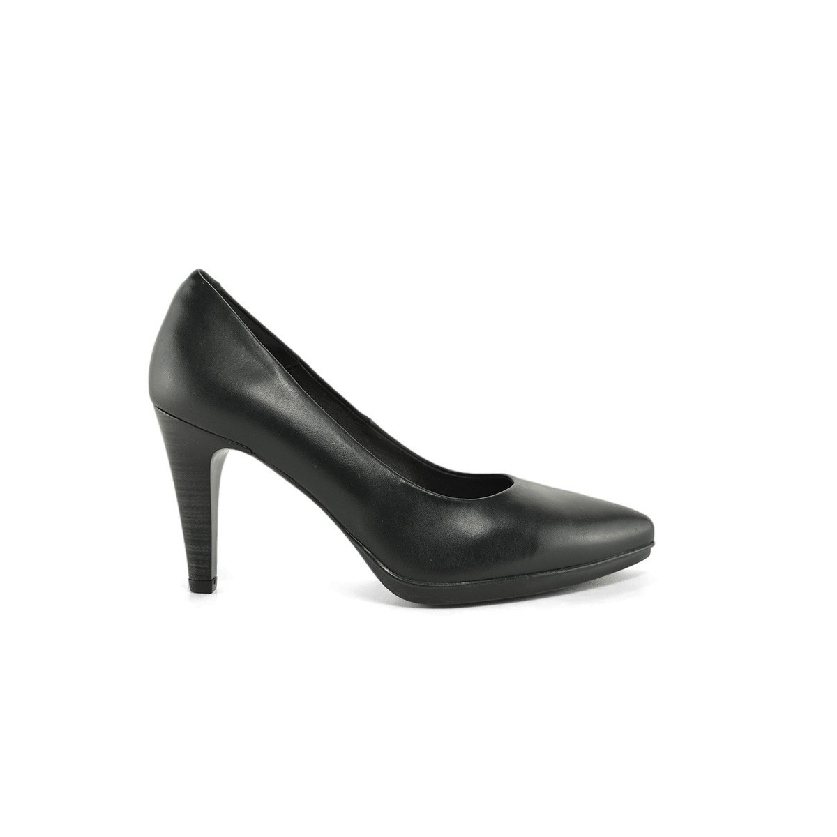 Zapatos Salones by Desiree Zapatos salones de mujer con tacón y sistema TOTAL FLEX , fabricados en piel color negro y plantilla 