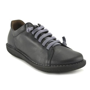 Zapatos negros casual de piel by Boleta